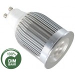 3x3WATT - GU10 - DIMBAAR vervangt 50 Watt
